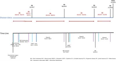 Role of poly-ADP-ribose polymerase inhibitors after brain progression in platinum-sensitive ovarian cancer: a case report and review of the literature